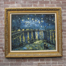 Starry Night by Van Gogh Famous Oil Painting Reproduction From China